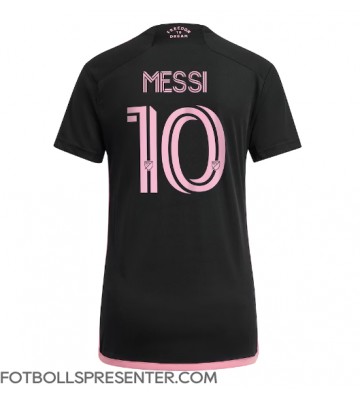 Inter Miami Lionel Messi #10 Borta Matchtröja Dam 2023-24 Kortärmad
